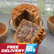伍仁果月 Assorted Nuts Mooncake [4 pieces] [FREE Delivery]