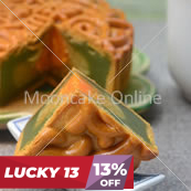 光辉翠月 Imperial Jade Mooncake with 1 Yolk [12 pieces] [Lucky 13]