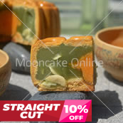 单黄翡翠 Pandan Lotus Paste Mooncake with 1 Yolk [4 pieces]